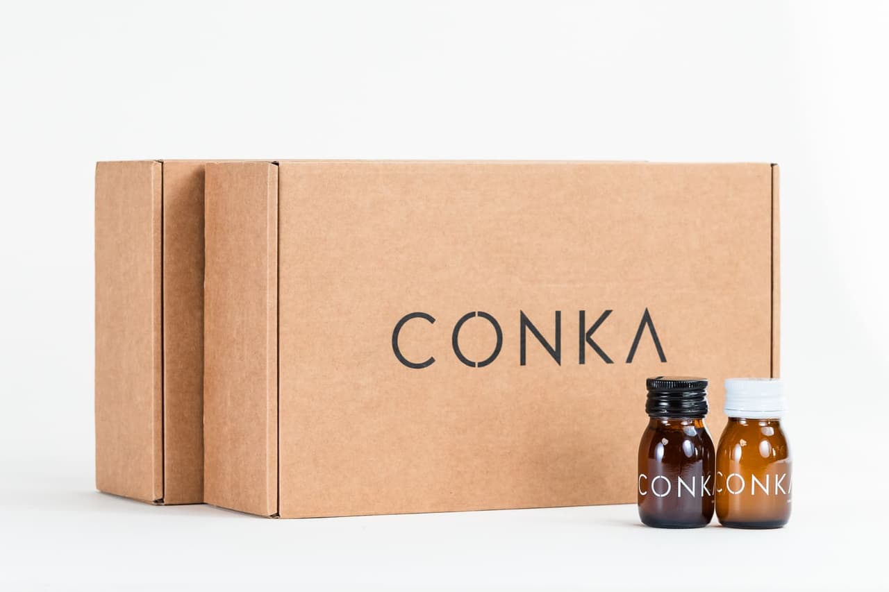 CONKA Flow + Clear bottle