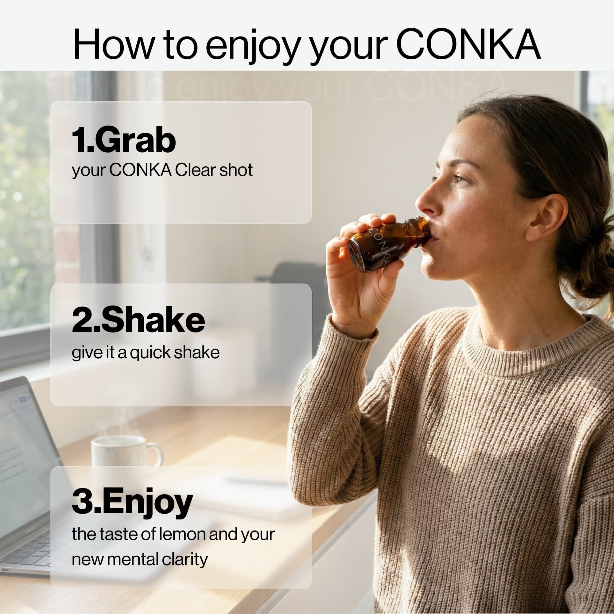 CONKA Clear bottle - view 6