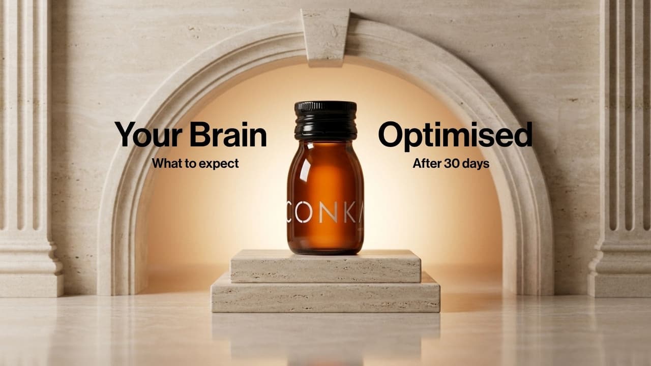 CONKA Flow, your brain optimised after 30 days