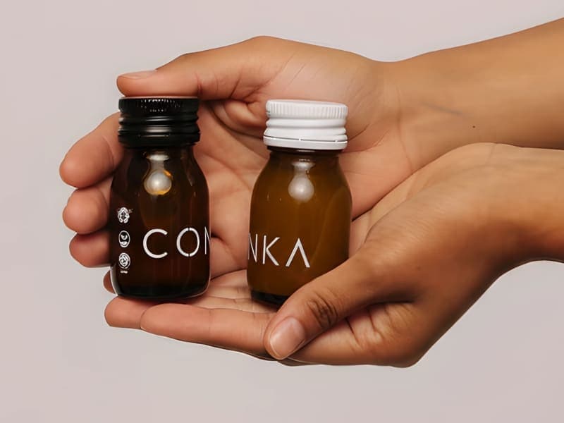 CONKA Flow and Clear bottles