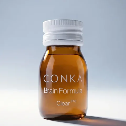 A bottle of CONKA Clear