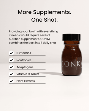 CONKA BRAIN HEALTH DAILY SHOTS - For Wellness & Longevity