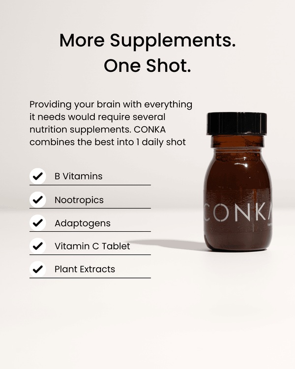 CONKA BRAIN HEALTH DAILY SHOTS - For Wellness & Longevity